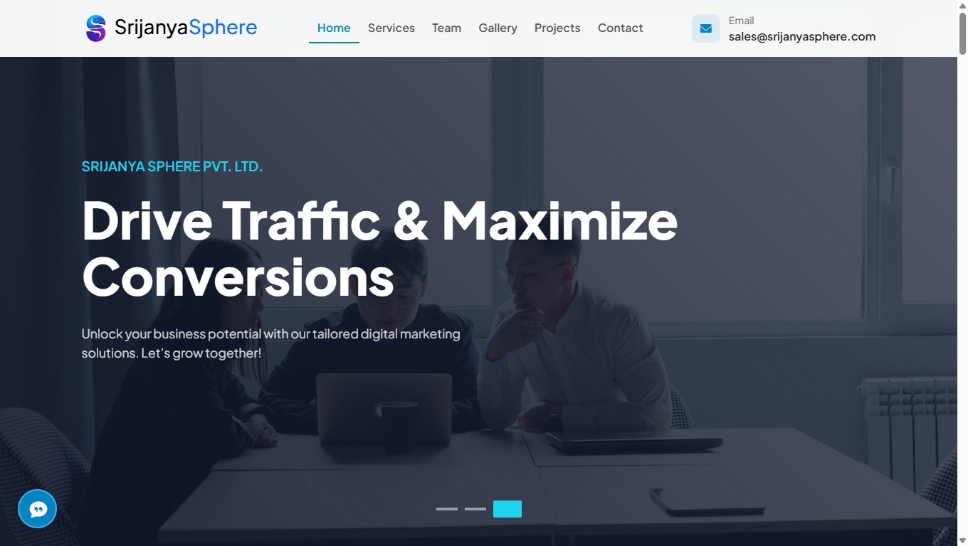 A full-service template with a banner, a detailed about us page, and testimonials. It also includes all the other key sections for a powerful website. preview